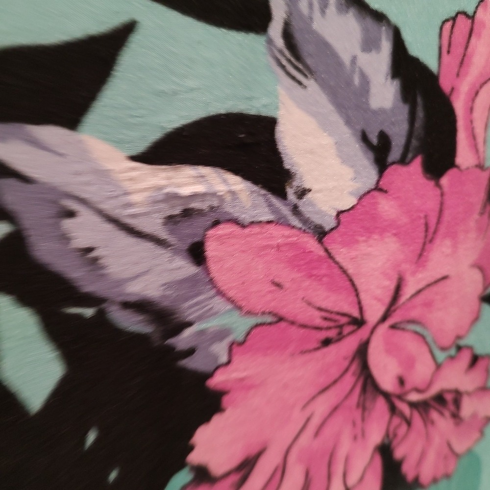 Attitudes by Renee Tropical Como Jersey Tank Long Ruffle Dress 2X‎ A353267 - Picture 2 of 6